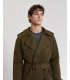 Double breasted trench coat