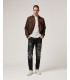 Jeans KEVIN skinny fit rip&repair slavato