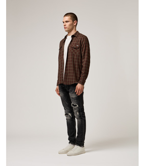 Jeans KEVIN skinny fit rip&repair slavato