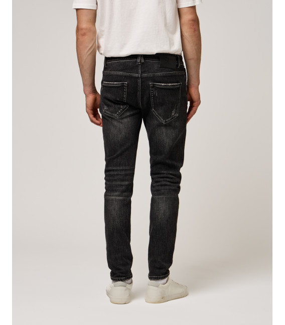 Jeans KEVIN skinny fit rip&repair slavato