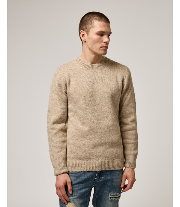 Maglione boucle girocollo