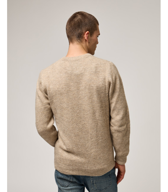 Maglione boucle girocollo