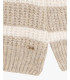 Maglia girocollo a righe in misto lana