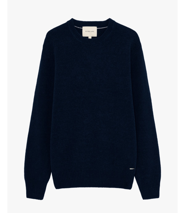 Maglione girocollo in ciniglia