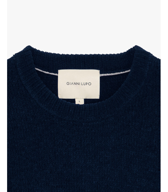 Maglione girocollo in ciniglia