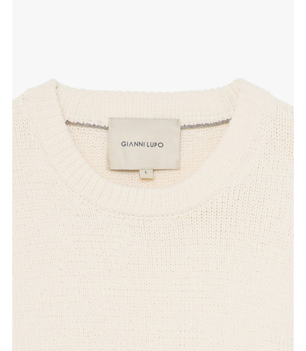 Maglione girocollo in ciniglia