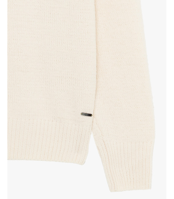 Maglione girocollo in ciniglia