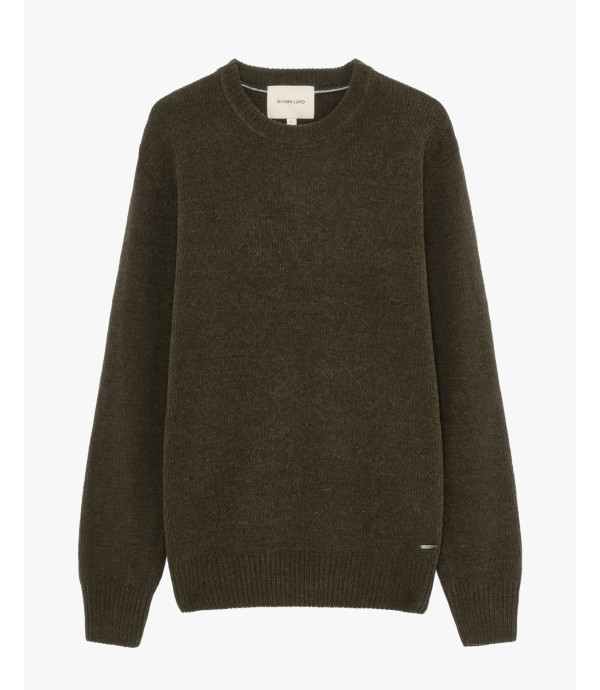 Maglione girocollo in ciniglia