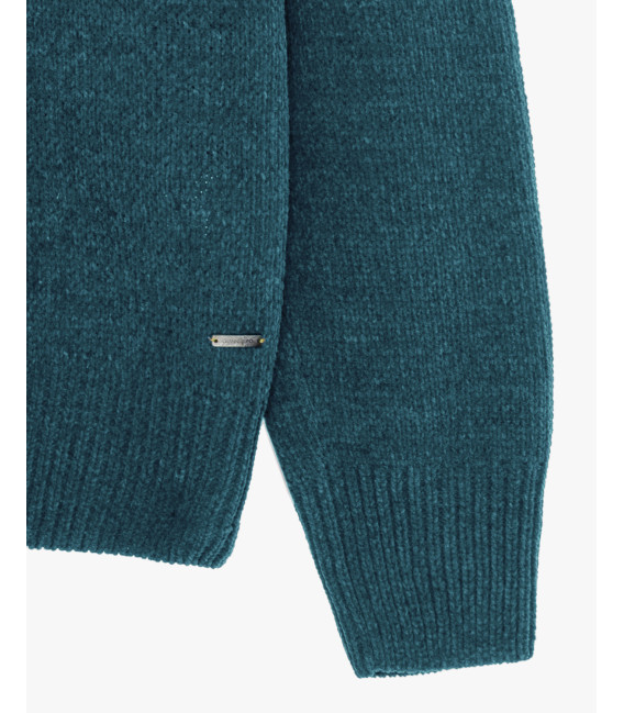 Maglione girocollo in ciniglia