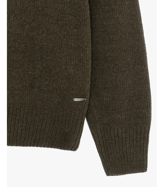 Maglione girocollo in ciniglia
