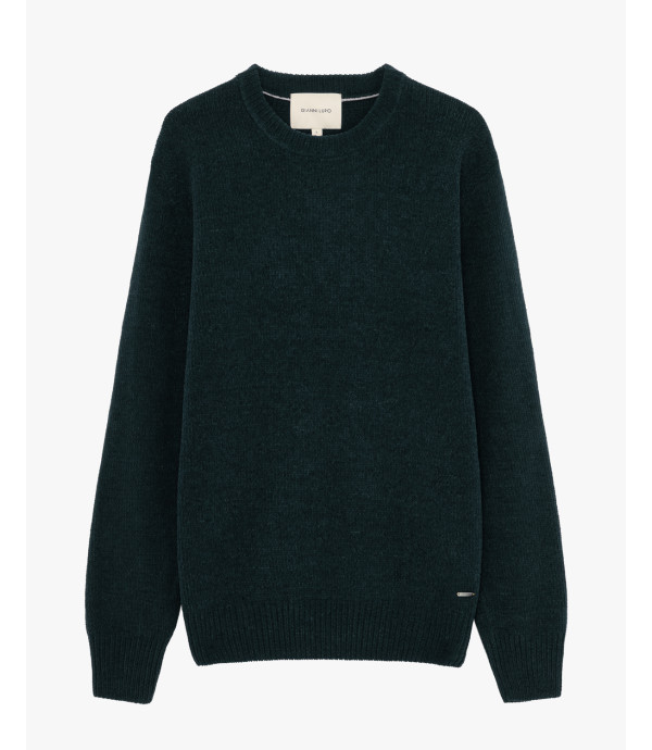 Maglione girocollo in ciniglia