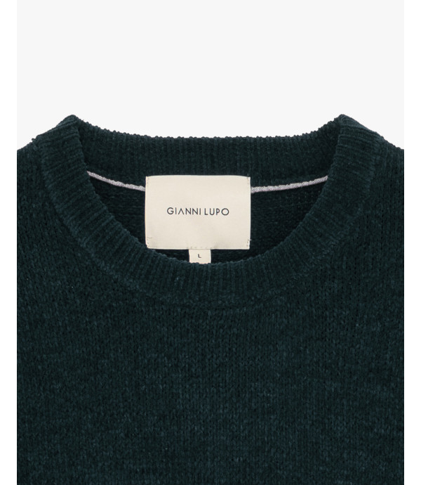 Maglione girocollo in ciniglia