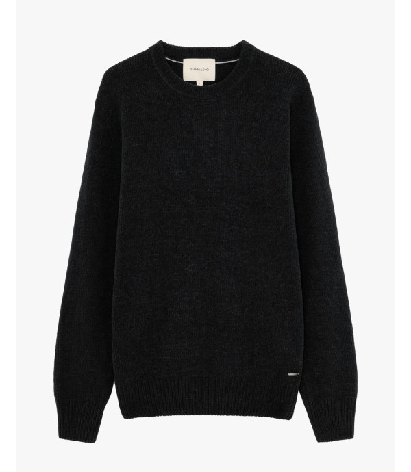 Maglione girocollo in ciniglia