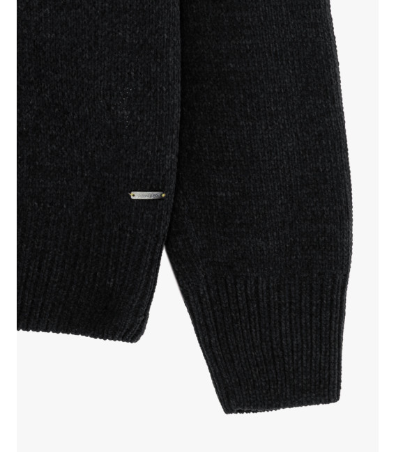 Maglione girocollo in ciniglia