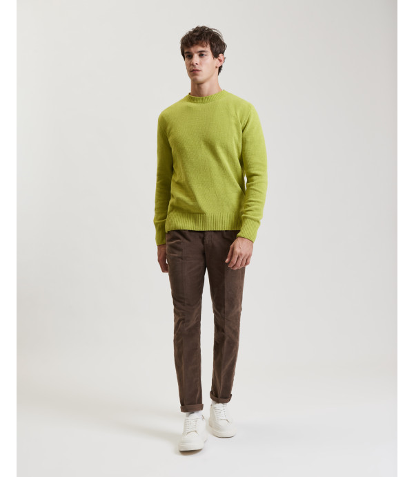 Maglione girocollo in ciniglia