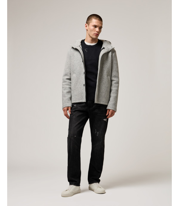 Hooded short coat