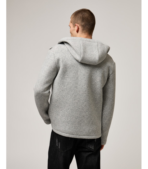 Hooded short coat