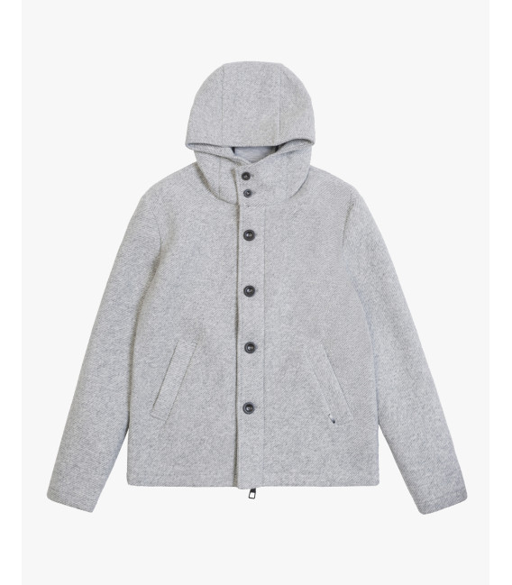 Hooded short coat