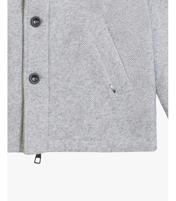 Hooded short coat