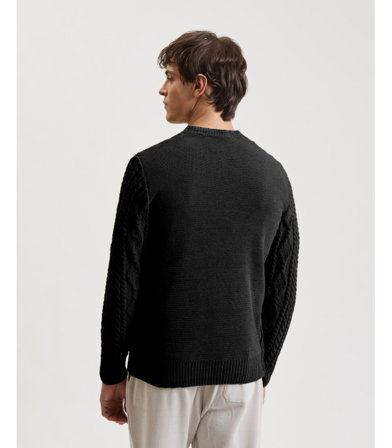 Maglione girocollo in ciniglia