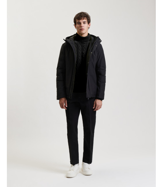 Chenille turtleneck sweater