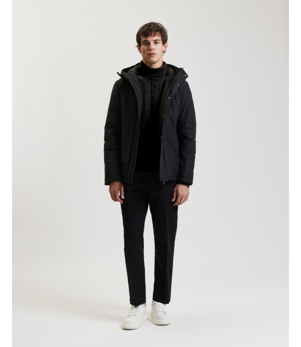 Chenille turtleneck sweater