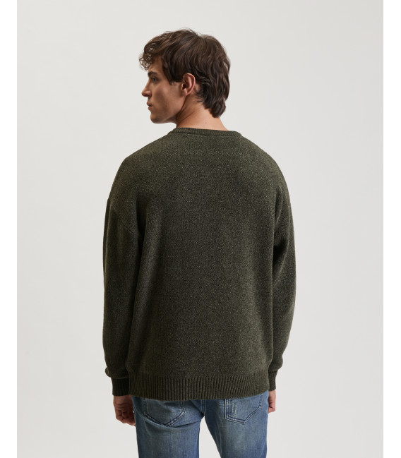 Maglione girocollo in ciniglia