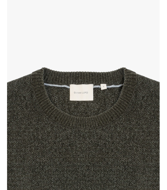 Maglione girocollo in ciniglia