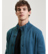 Knitted cardigan with funnel neck