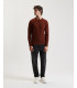 Crew-neck wool-blend sweater