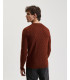 Crew-neck wool-blend sweater