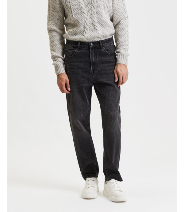 Jeans DAD oversize fit effetto used neri
