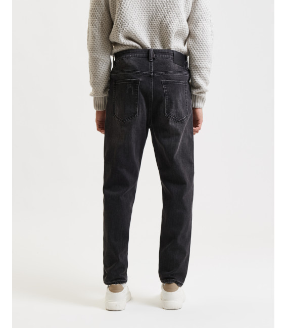 Jeans DAD oversize fit effetto used neri