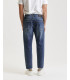 Jeans MIKE carrot cropped fit con strappi evidenti