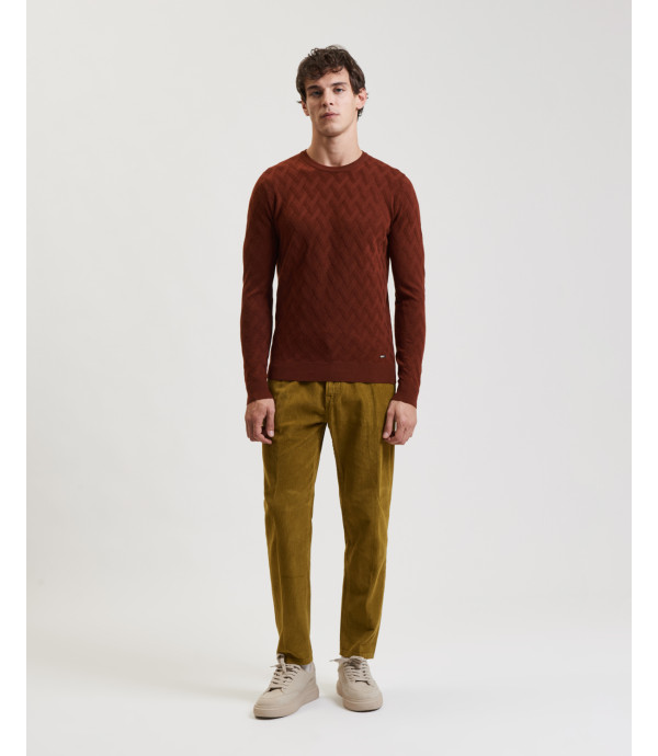 COOPER carrot fit trousers in cord