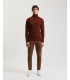 Turtleneck sweater with textured knit.