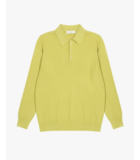 Knit polo shirt