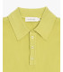 Knit polo shirt