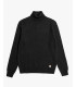 Maglione collo alto in maglia lavorata