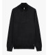 Maglia con collo zip a imbuto