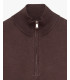 Maglia con collo zip a imbuto