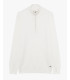 Maglia con collo zip a imbuto