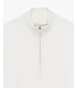 Maglia con collo zip a imbuto