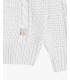 Maglione girocollo a trecce