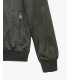 Faux-suede bomber jacket