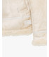Faux-leather jacket with shearling