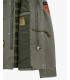 Military jacket with applied patches