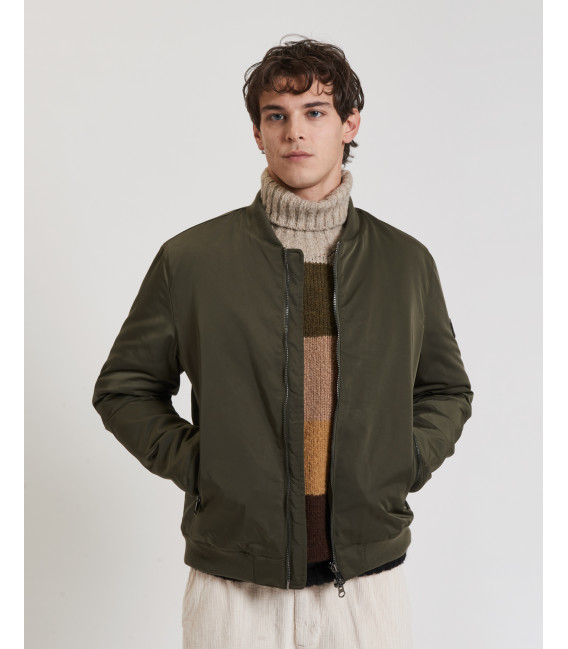 Padded bomber jacket