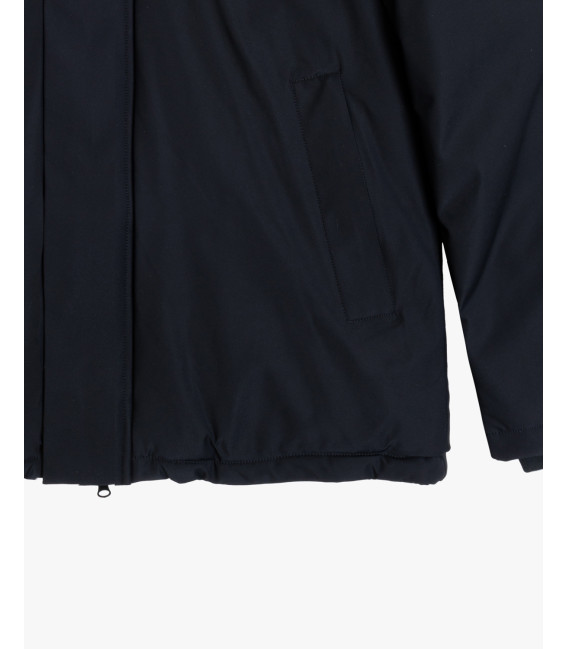 Quilted bomber jacket