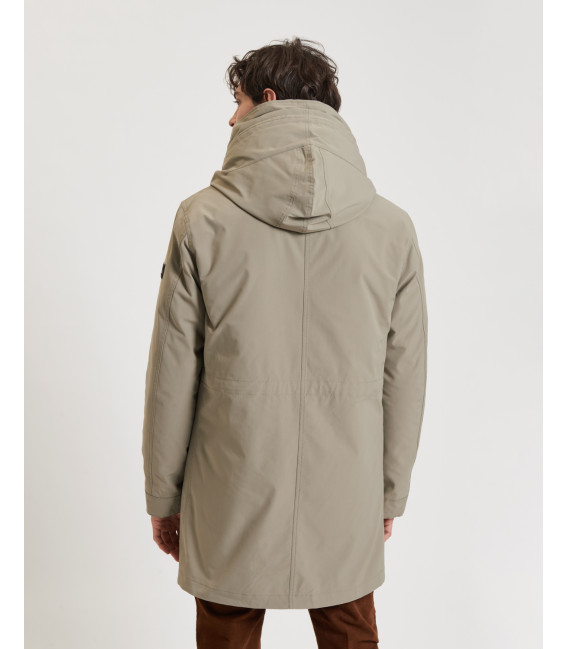 Three detatchable layers parka